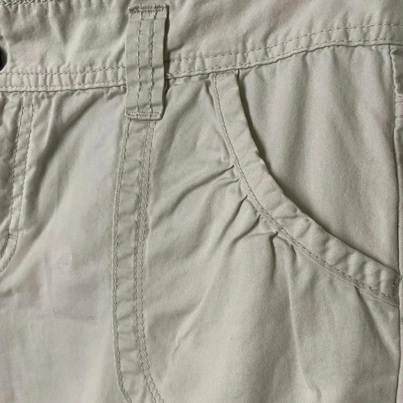CALVIN KLEIN JEANS | Cotton Convertible Capri/Cargo Pull-On Ankle Pants Size 10 - Picture 3 of 7